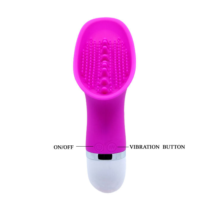 Stimulateur de Clitoris Claude Flirtation 30 Vibrations Embouts Gaufrés - Pretty Love