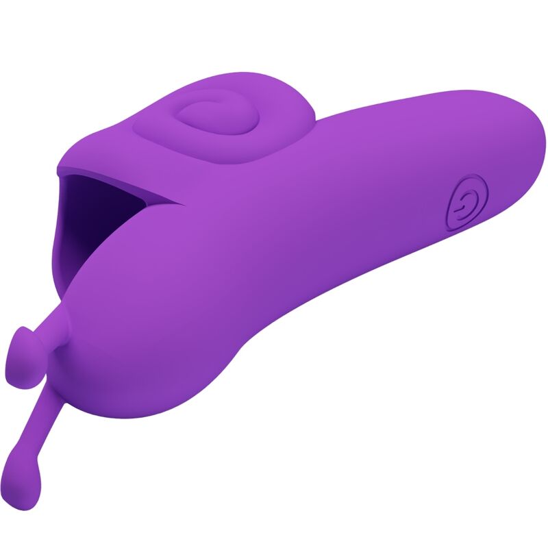 Stimulateur de Doigt Snail Vibrant 10 Modes Rechargeable - Pretty Love