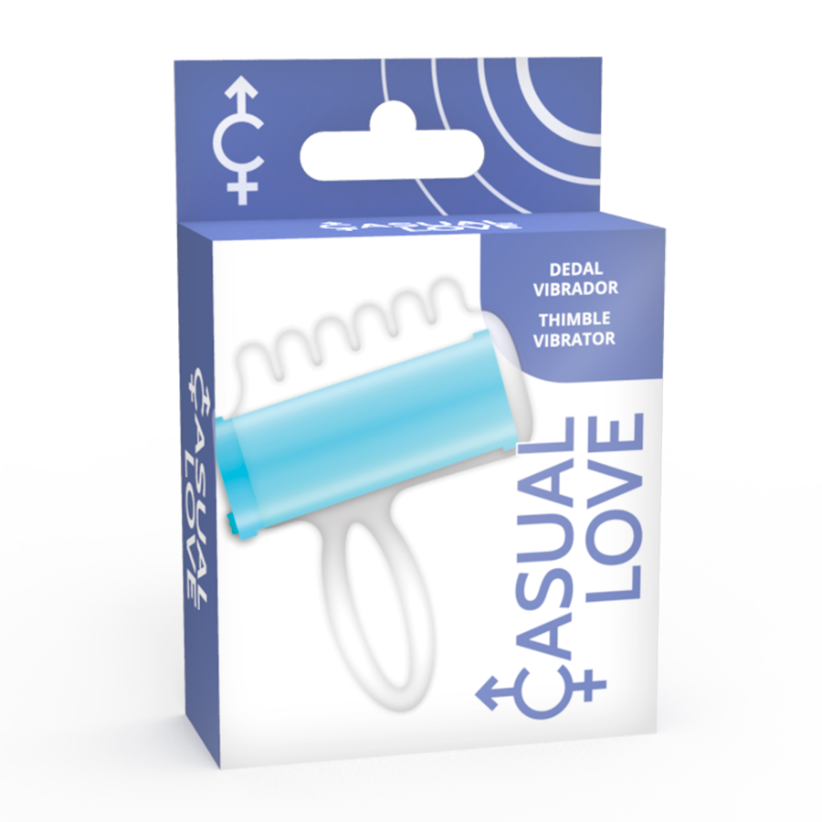 Stimulateur Doigt Vibrant Finger Texture Bulles Flexible - Casual Love