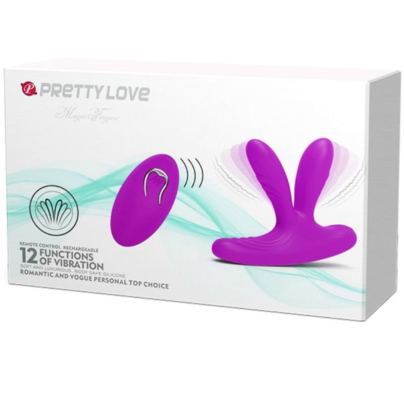 Stimulateur Doigt Vibrant Magic Finger 12 Modes Télécommande - Pretty Love