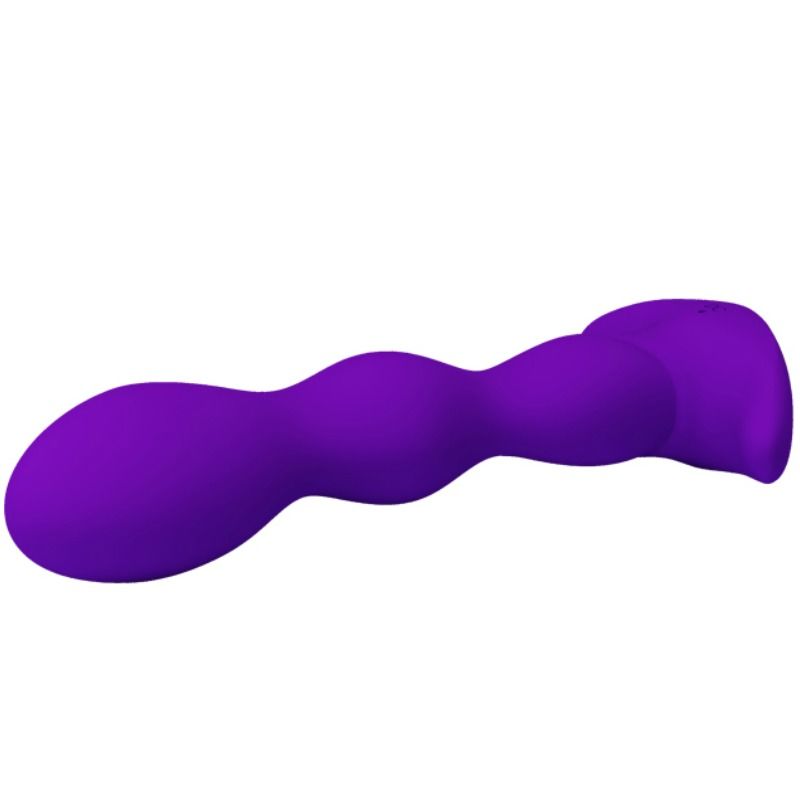 Stimulateur Prostate Vibrant 12 Modes Rechargeable Texturé Lilas - Pretty Love