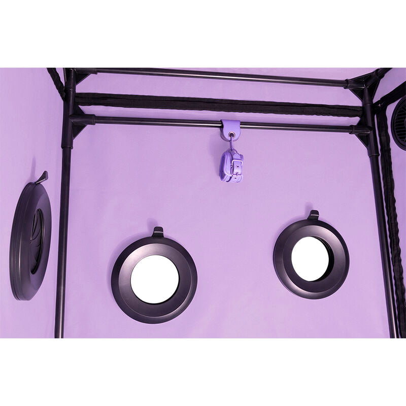 Tapis de Confinement BDSM Kink Club Cabine 4 Anneaux Métal - Secret Dome