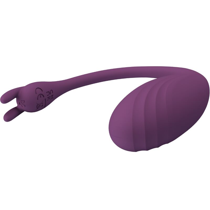 Œuf Vibrant Connecté Catalina Application 12 Modes USB Violet - Pretty Love