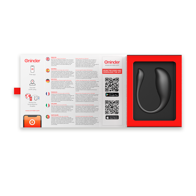Œuf Vibrant Connecté Nairobi Télécommande App Silicone - Oninder