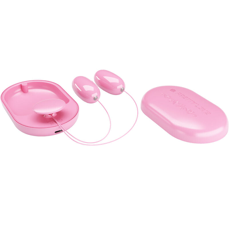 Œuf Vibrant Fun Box Télécommande Filaire 12 Modes Rose - Pretty Love