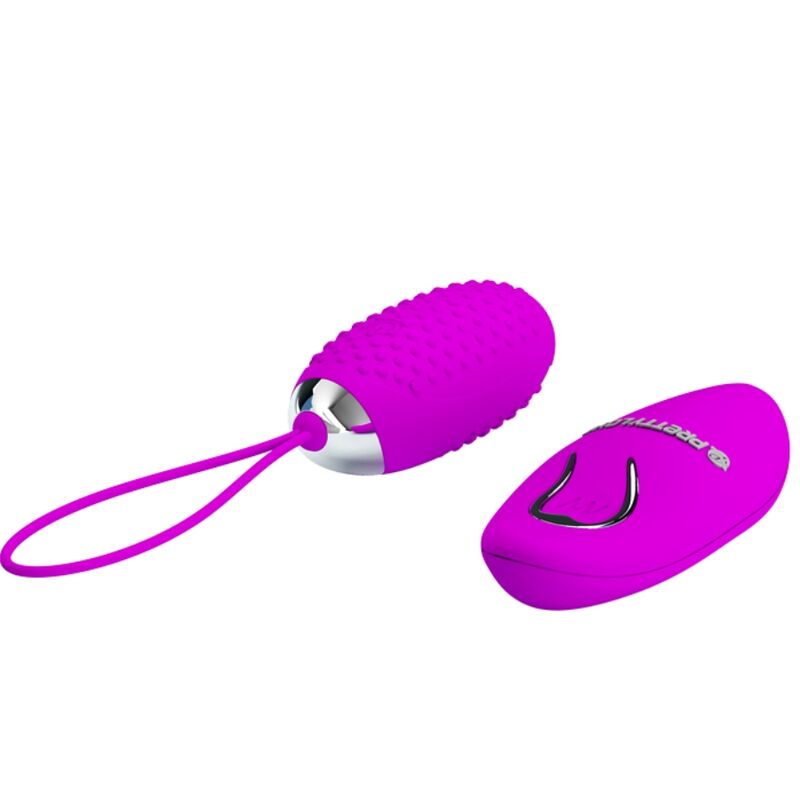 Œuf Vibrant Joanna Télécommandé 12 Modes Rechargeable Étanche - Pretty Love