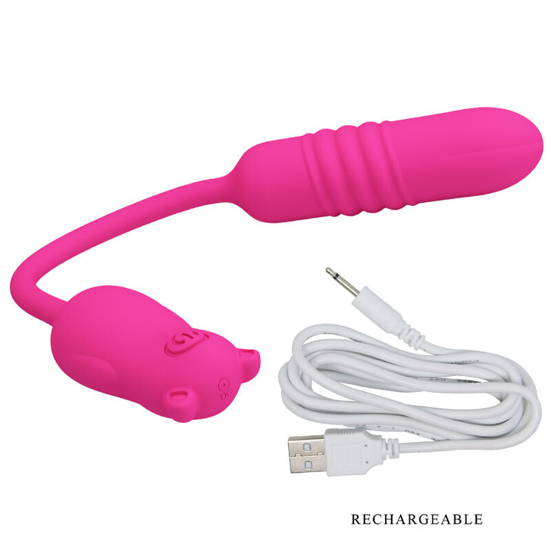 Œuf Vibrant Nobikuma Silicone Rechargeable 3 Vibrations - Pretty Love