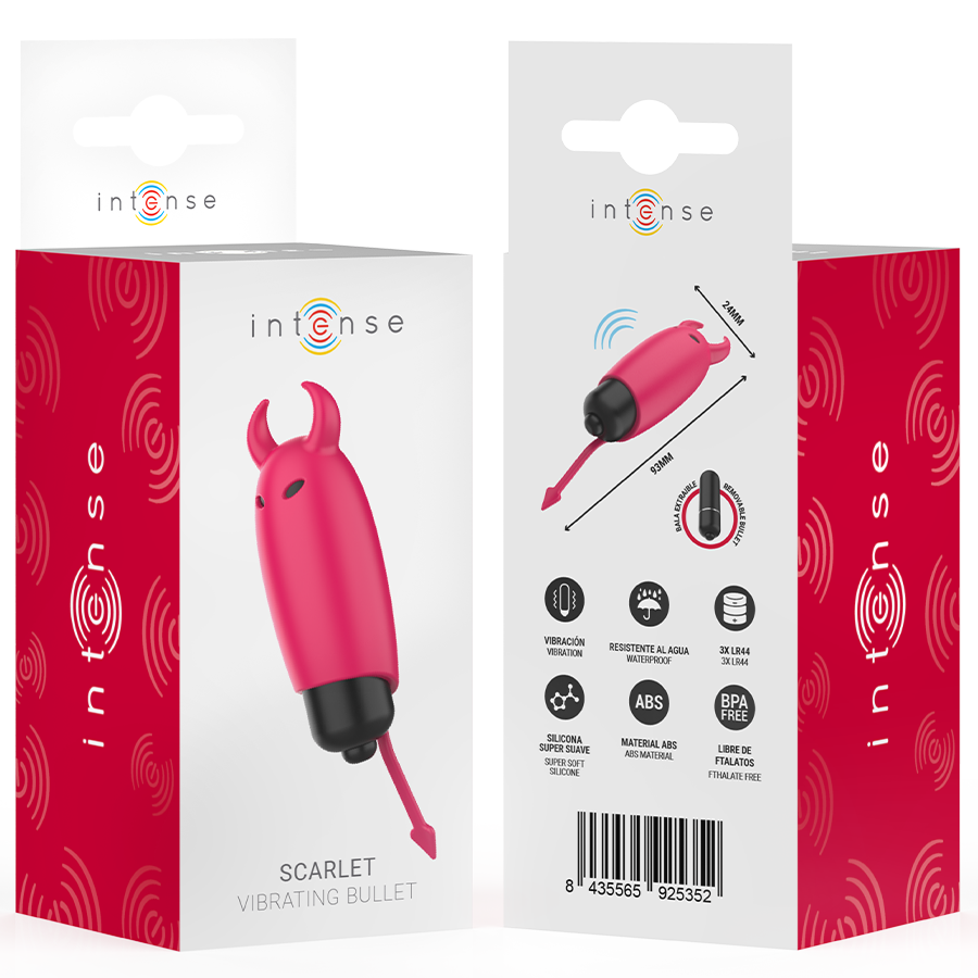 Œuf Vibrant Red Demon Écarlate One-Click Étanche IPX6 - Intense