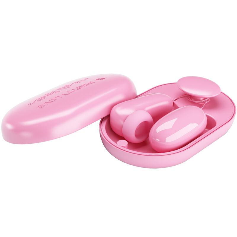 Œuf Vibrant & Stimulateur Magic Box 12+7 Modes Rechargeable - Pretty Love