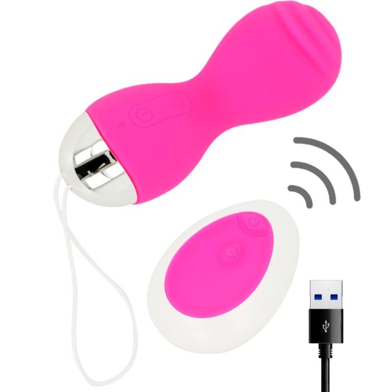Œuf Vibrant Télécommandé Silicone 10 Modes Rechargeable - Ohmama
