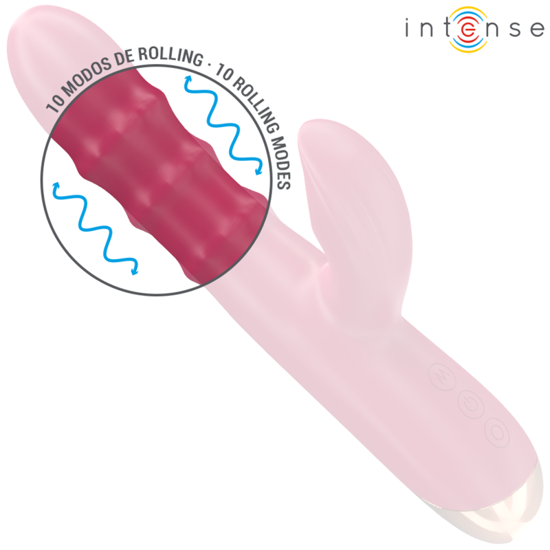 Vibromasseur 3 en 1 Chloe 10 Modes Aspiration et Stimulation IPX7 - Intense