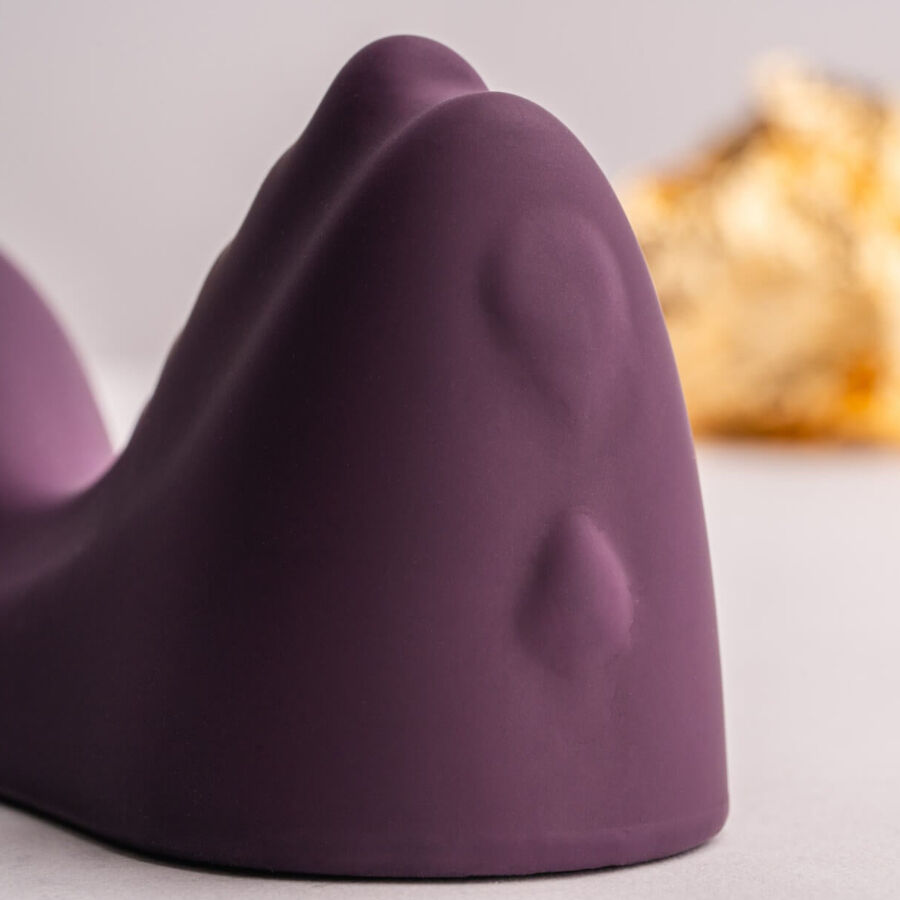 Vibromasseur Assis Mains Libres Ruby Glow 10 Vitesses Violet - Rocks-Off