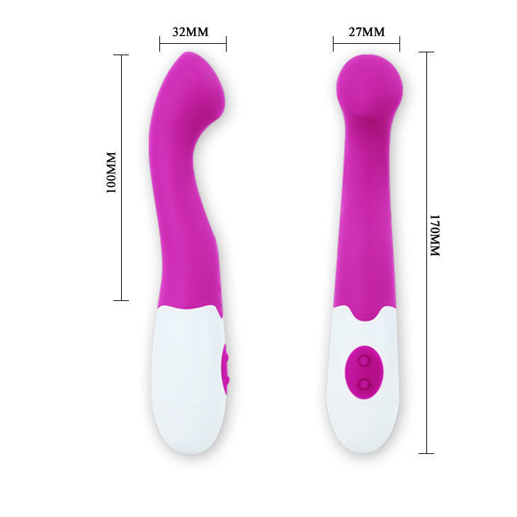 Vibromasseur Charles 30 Modes Silicone Ergonomique Silencieux - Pretty Love