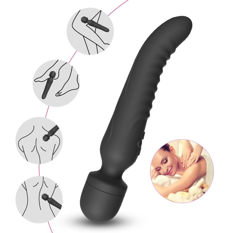 Vibromasseur Chauffant Mission - 2x9 Modes Effet Chaleur - Armony