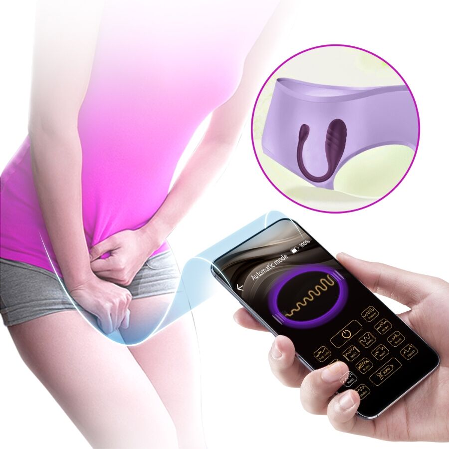 Vibromasseur Connecté Leviathan Tête Bulbeuse 12 Modes Rechargeable - Pretty Love