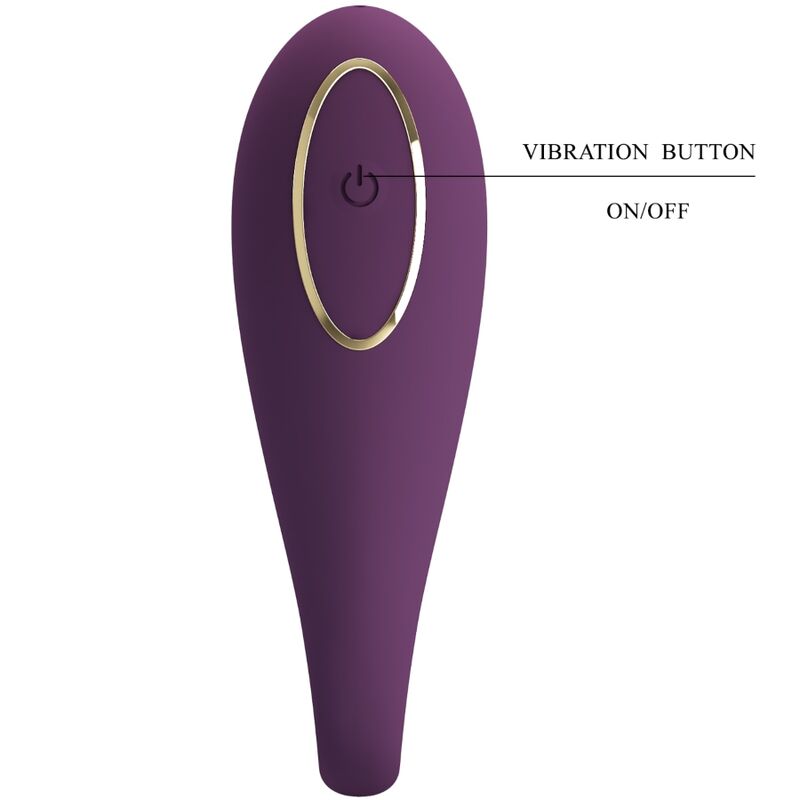 Vibromasseur Couple Connecté August Double Stimulation 12 Modes - Pretty Love