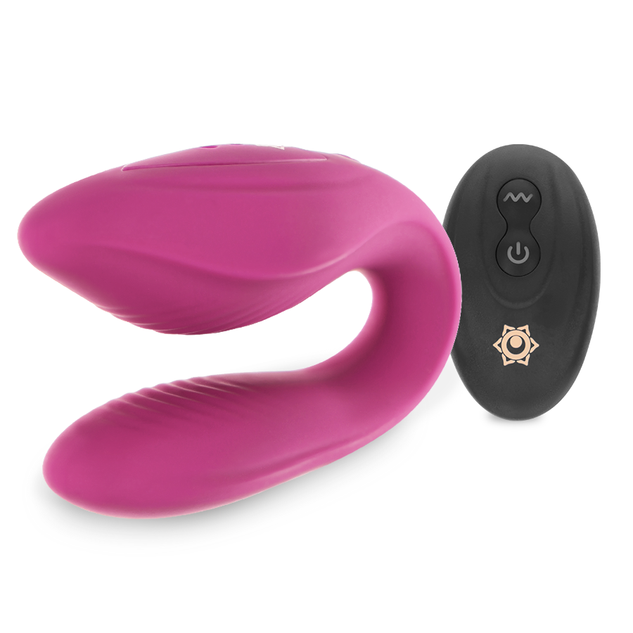 Vibromasseur Couple Connecté Kama Azabache Télécommande Sans Fil - Rithual