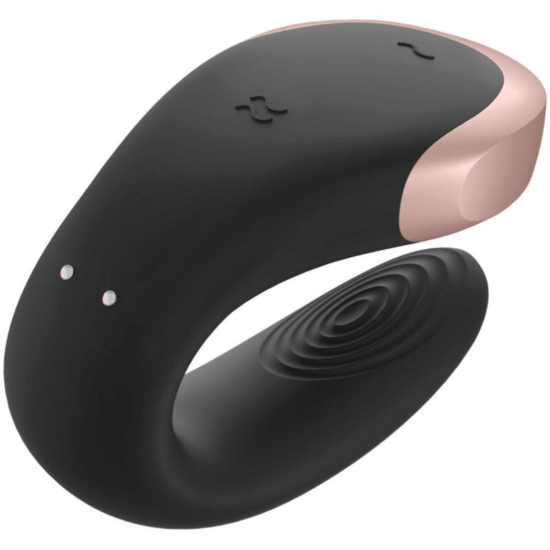 Vibromasseur Couple Double Love Luxe Métal Connecté IPX7 - Satisfyer
