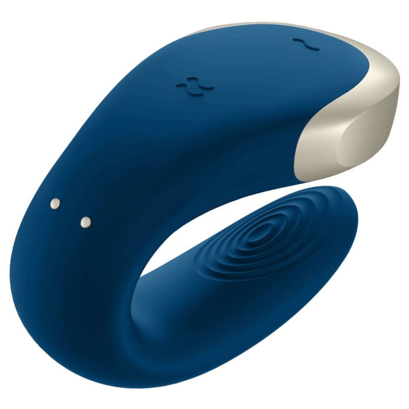 Vibromasseur Couple Double Love Luxe Métal Connecté IPX7 - Satisfyer