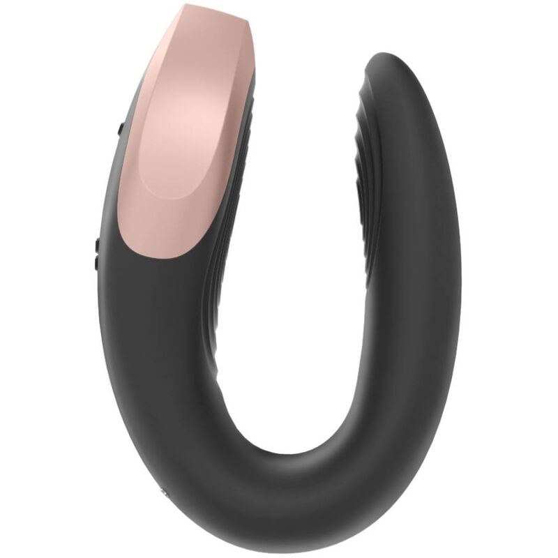 Vibromasseur Couple Double Love Luxe Métal Connecté IPX7 - Satisfyer