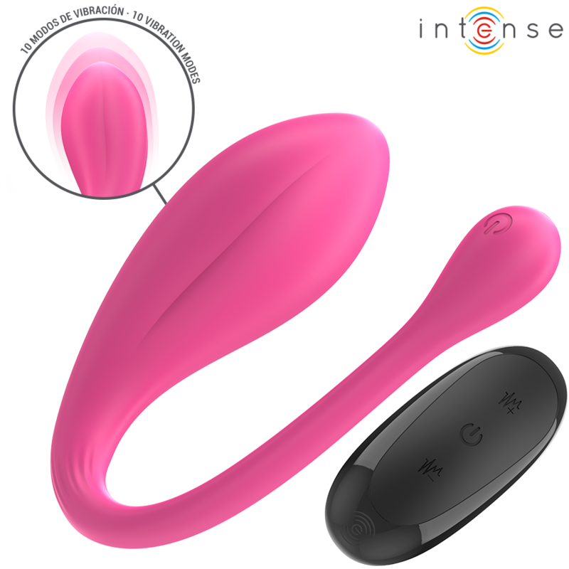 Vibromasseur Couple Janice Forme U Double Stimulation 10 Modes Télécommande - Intense