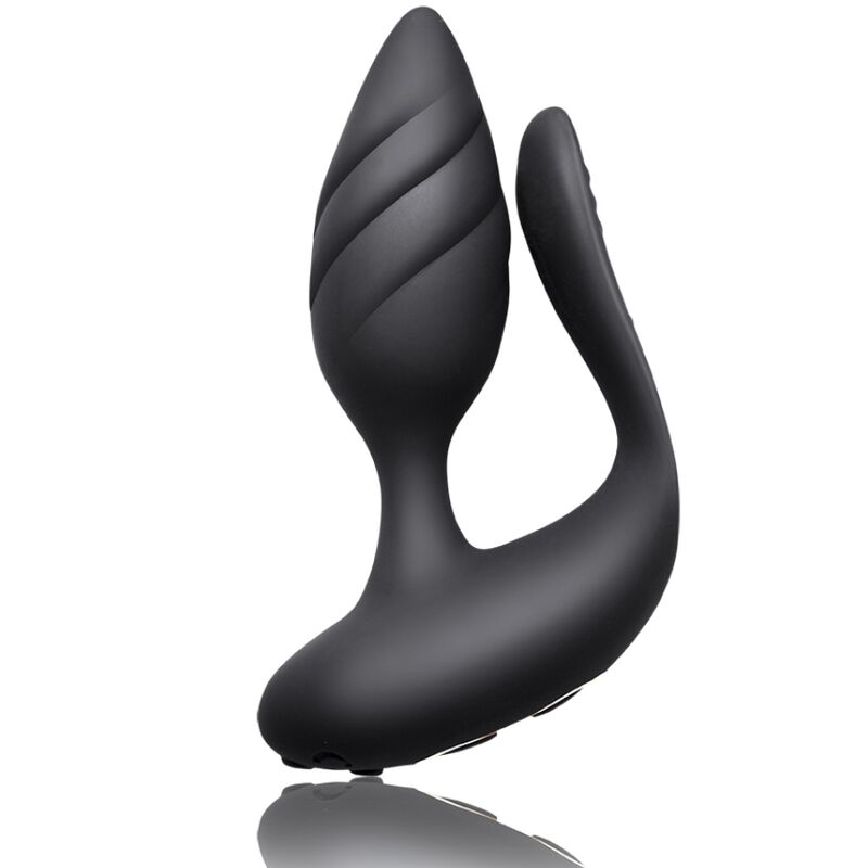 Vibromasseur Couple Télécommandé Cocktail Double Moteur 10 Modes Étanche - Rocks-Off