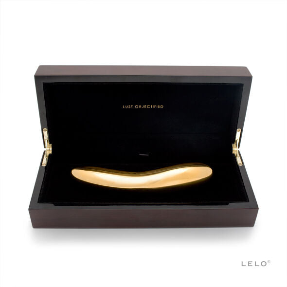 Vibromasseur de Luxe Inez Plaqué Or 24 Carats 5 Modes Rechargeable - Lelo