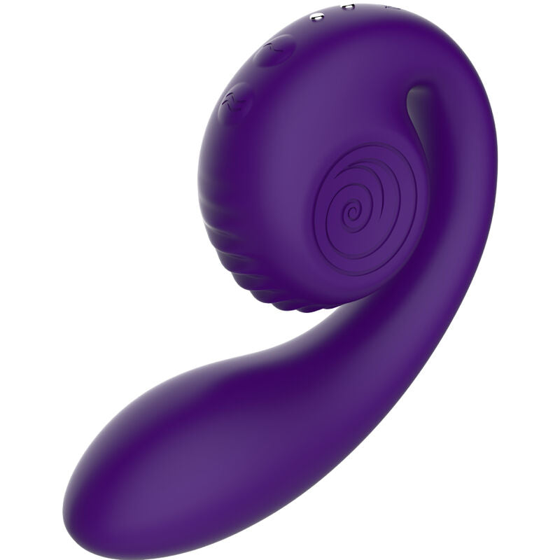 Vibromasseur Double Gizi Stimulation Clitoris et Point G 3 Couleurs - Snail Vibe