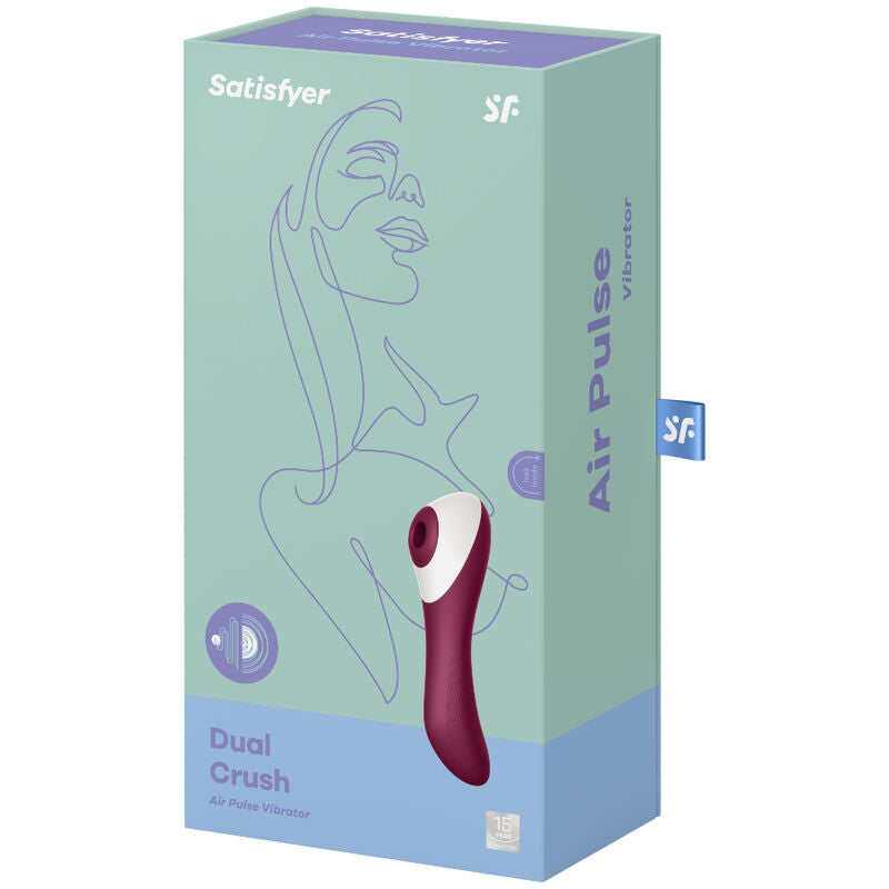 Vibromasseur Double Stimulation Dual Crush Air & Point G Rechargeable - Satisfyer