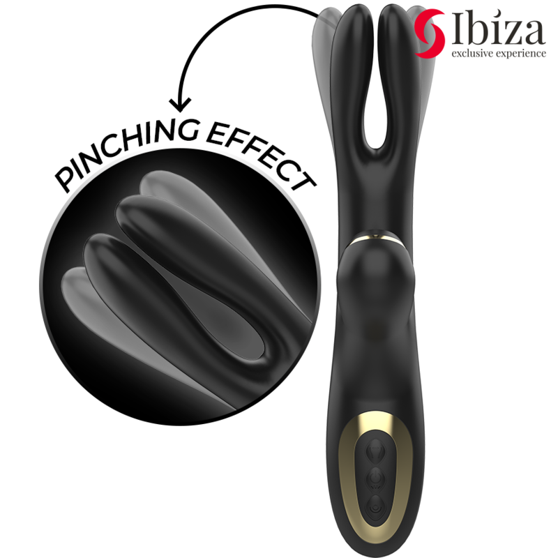 Vibromasseur Double Stimulation Point G et Clitoris Étanche Rechargeable - Ibiza