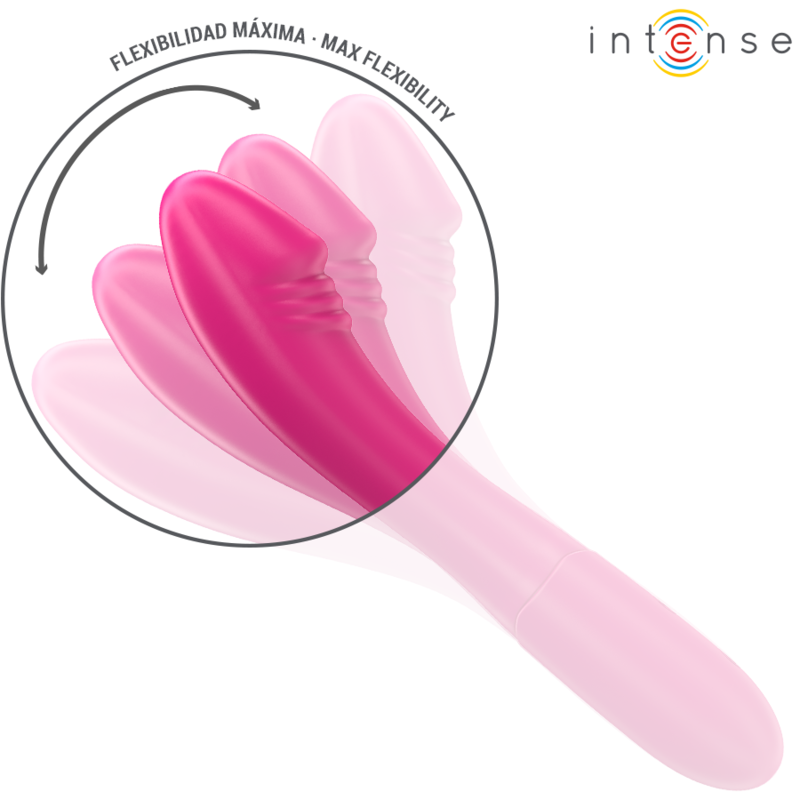 Vibromasseur Flexible Belinda 19 cm 10 Vibrations Rechargeable - Intense