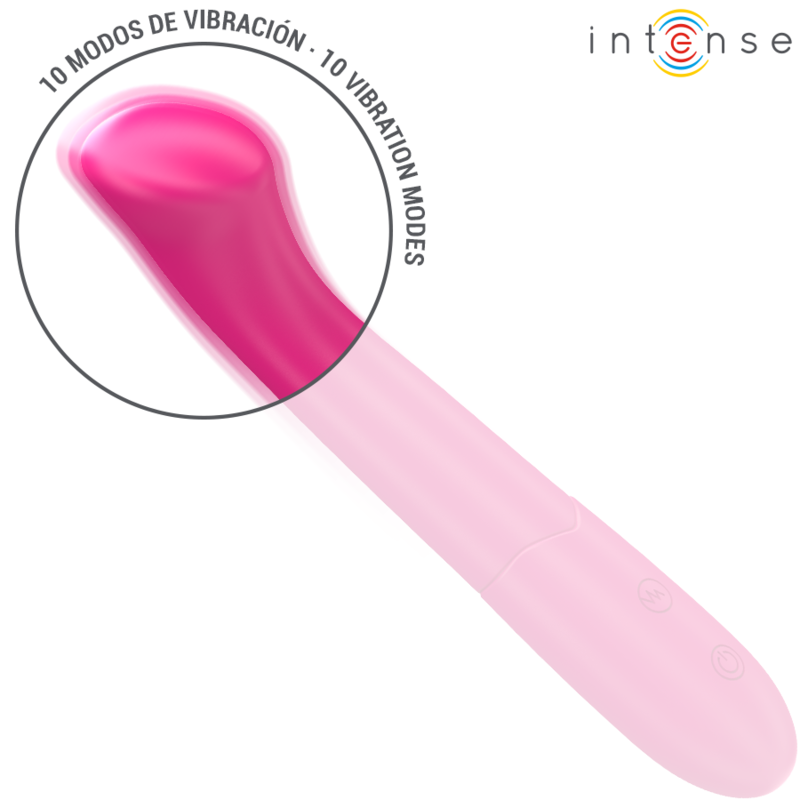 Vibromasseur Flexible Paty 19 cm 10 Vibrations Rechargeable - Intense