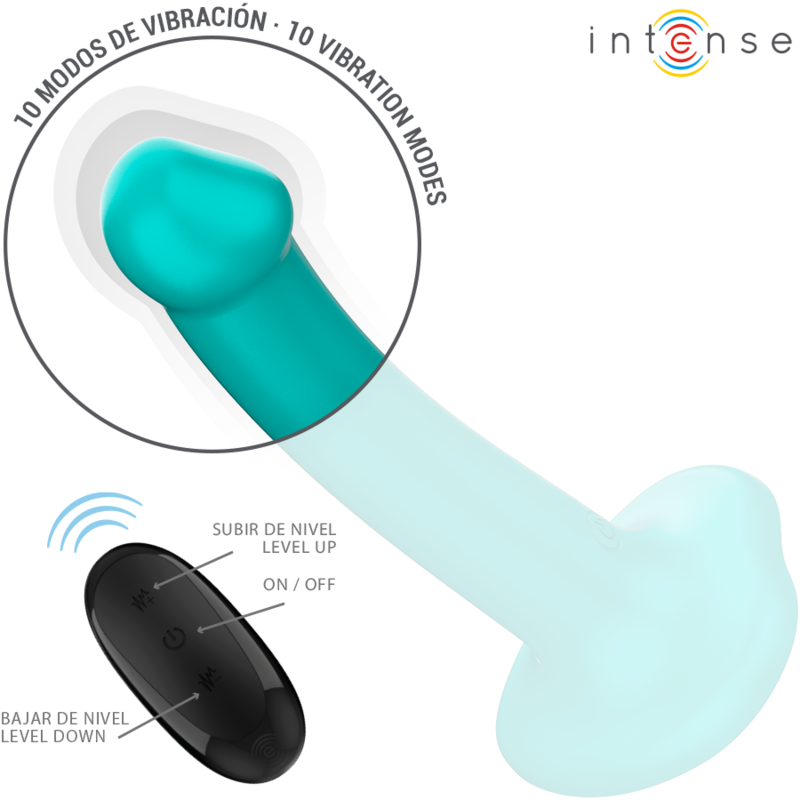Vibromasseur Katie Ventouse 10 Vibrations Télécommande - Intense