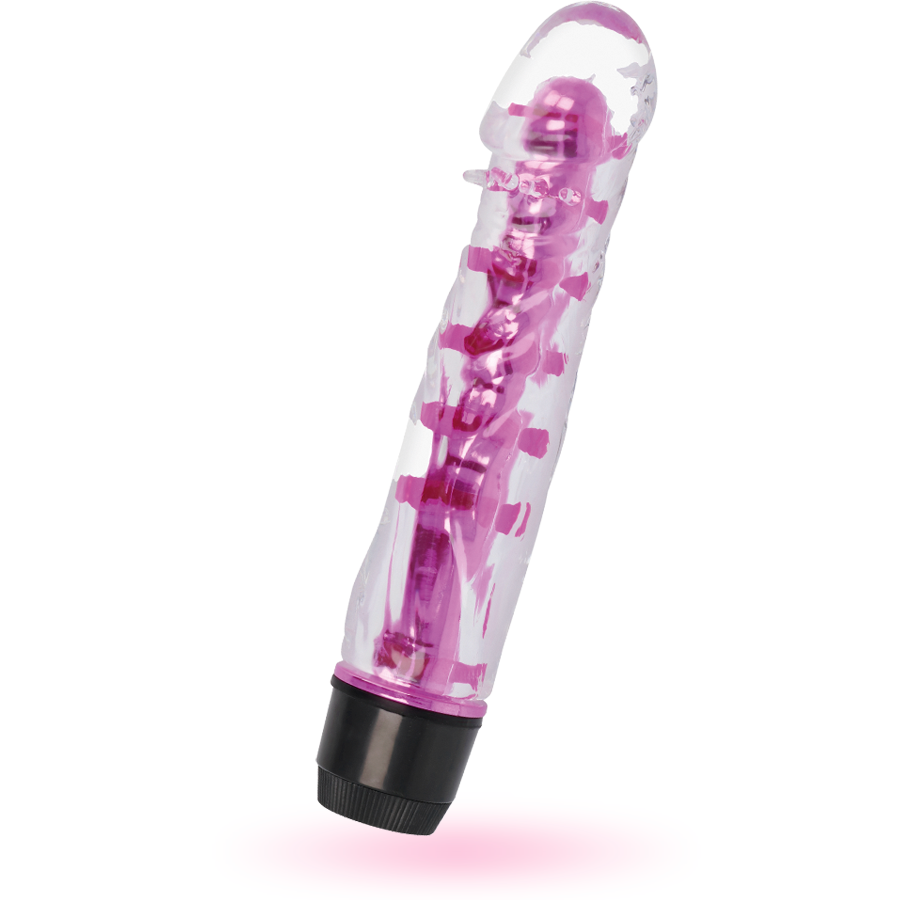 Vibromasseur Lenny Jelly - TPE Platine Ergonomique Étanche - Glossy