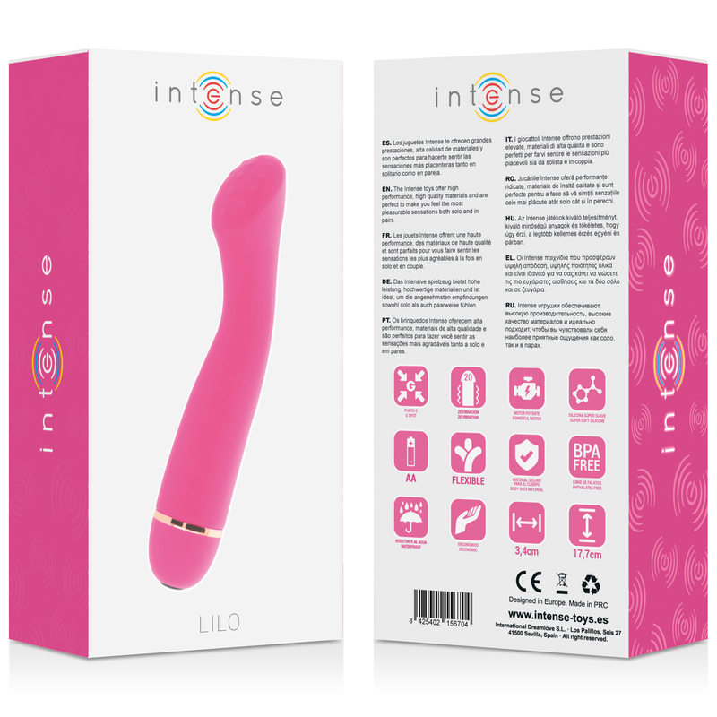 Vibromasseur Lilo 20 Vitesses Silicone Rechargeable - Intense