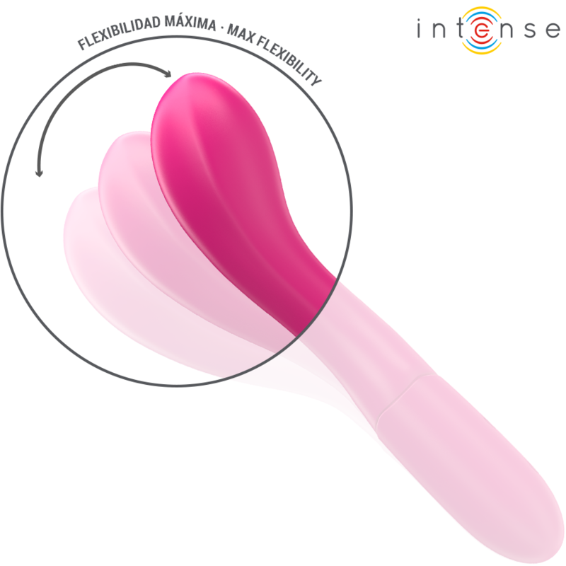 Vibromasseur Lisette Flexible 19 cm 10 Vibrations Rechargeable - Intense