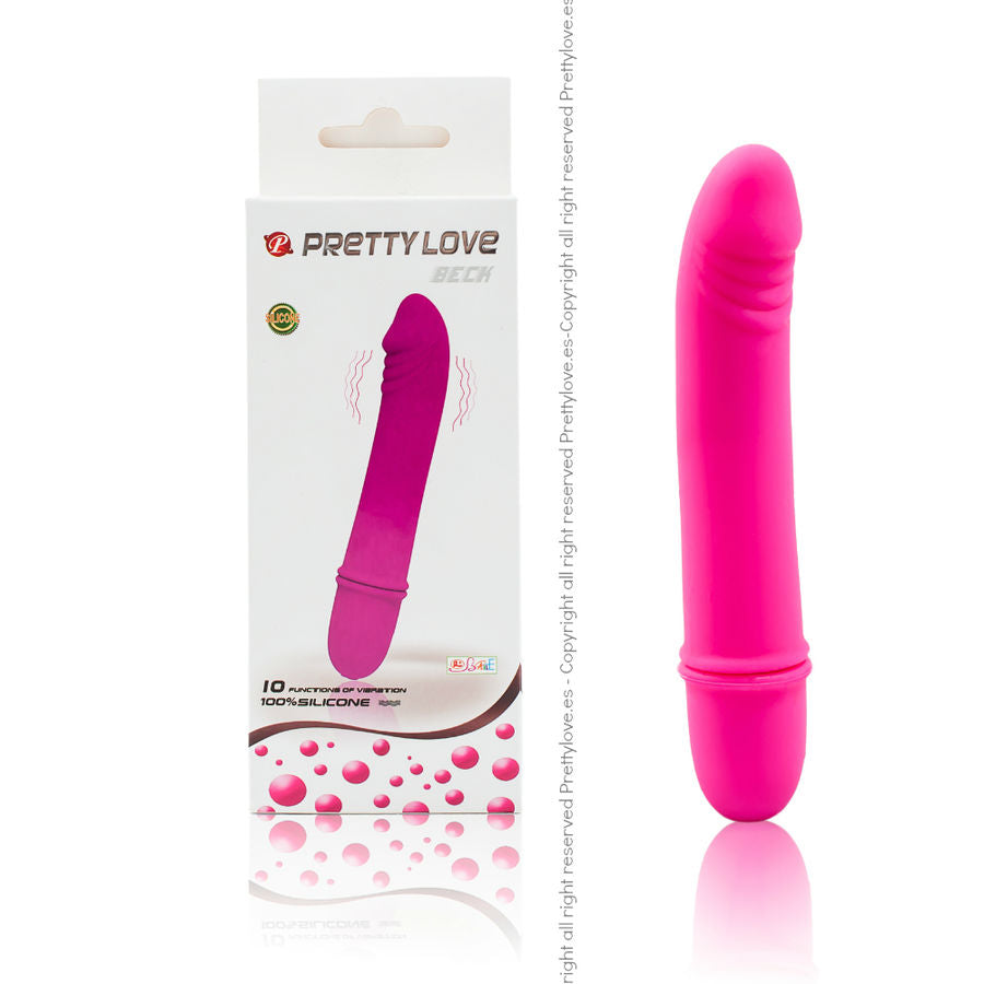 Vibromasseur Mini Beck Lilas 10 Modes Silicone Polyvalent - Pretty Love