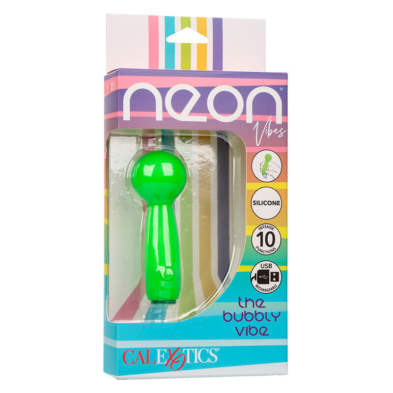 Vibromasseur Mini The Bubbly Vibe Neon Vibes 10 Vibrations IPX7 - CalExotics