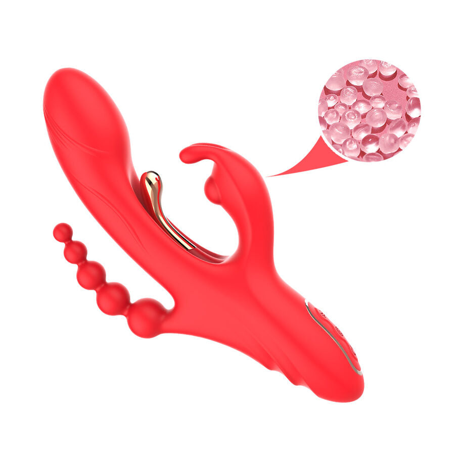 Vibromasseur Point G et Clitoris Double Stimulation 18 Modes Rechargeable - Armony