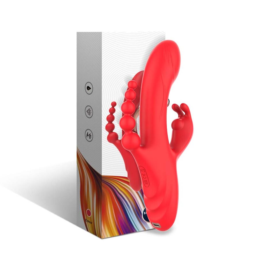 Vibromasseur Point G et Clitoris Double Stimulation 18 Modes Rechargeable - Armony