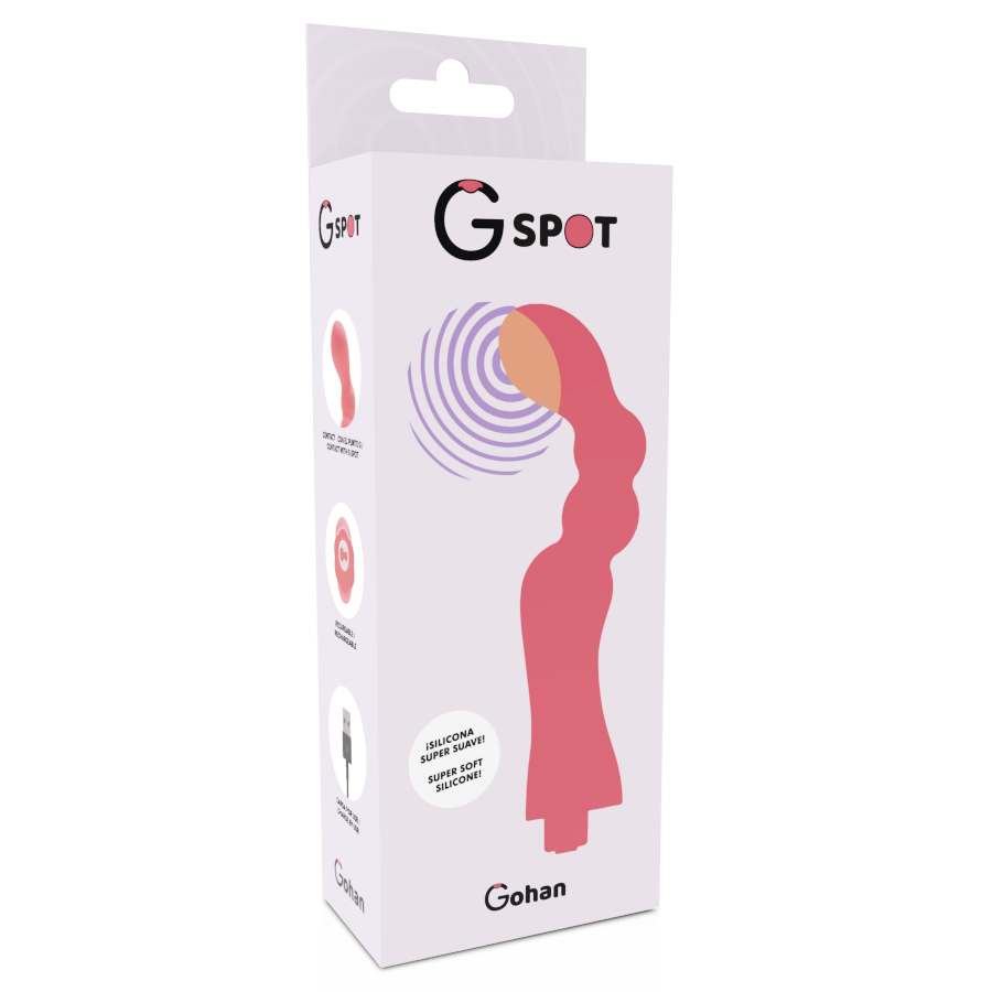 Vibromasseur Point G Gohan Silicone 10 Modes Rechargeable - G-Spot