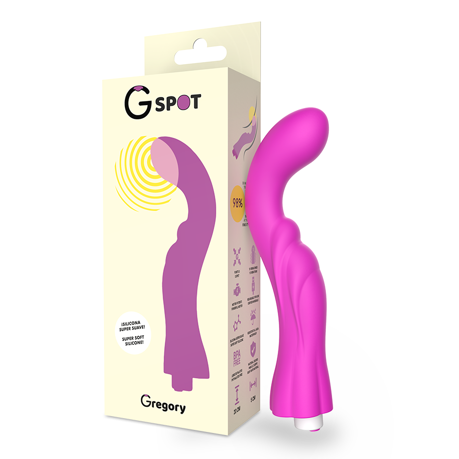 Vibromasseur Point G Gregory Rechargeable 10 Modes IPX6 - G-Spot