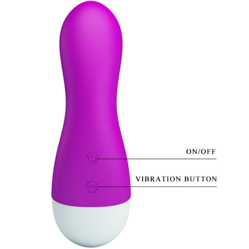 Vibromasseur Point G Ian Silicone 30 Vibrations Rechargeable - Pretty Love
