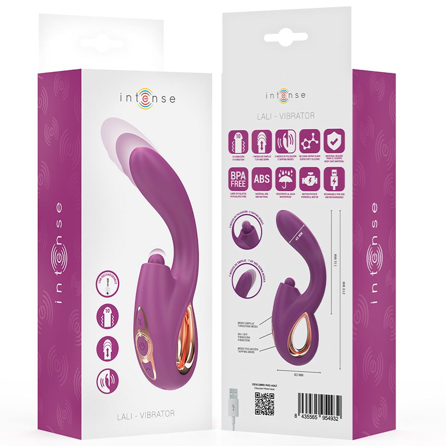 Vibromasseur Point G Lali Tapping Va-et-Vient Vibration IPX7 - Intense