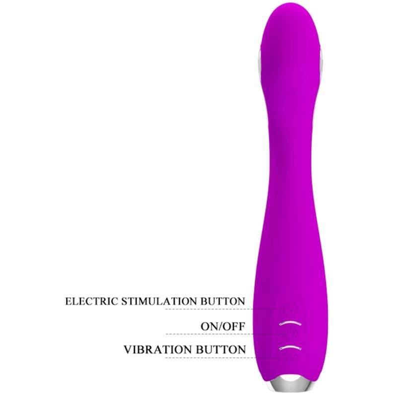 Vibromasseur Point G Électrostimulation Hector 12 Modes Rechargeable - Pretty Love
