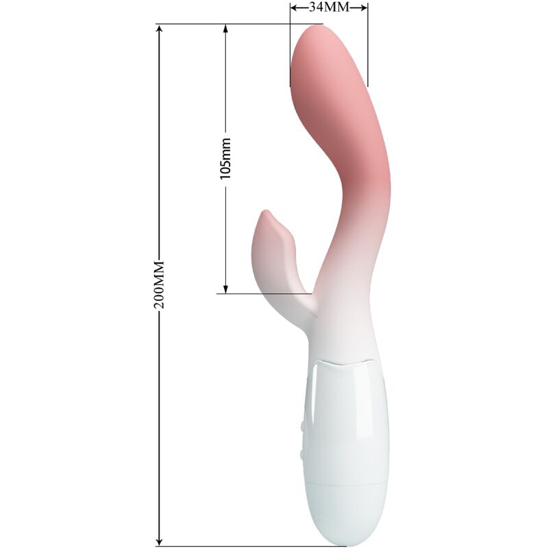 Vibromasseur Point G Lumineux Stimulateur Clitoris 30 Vibrations - Pretty Love