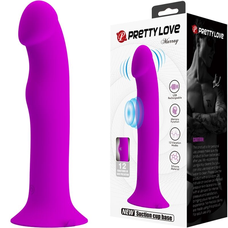 Vibromasseur Point G Murray Ventouse 12 Modes Rechargeable - Pretty Love