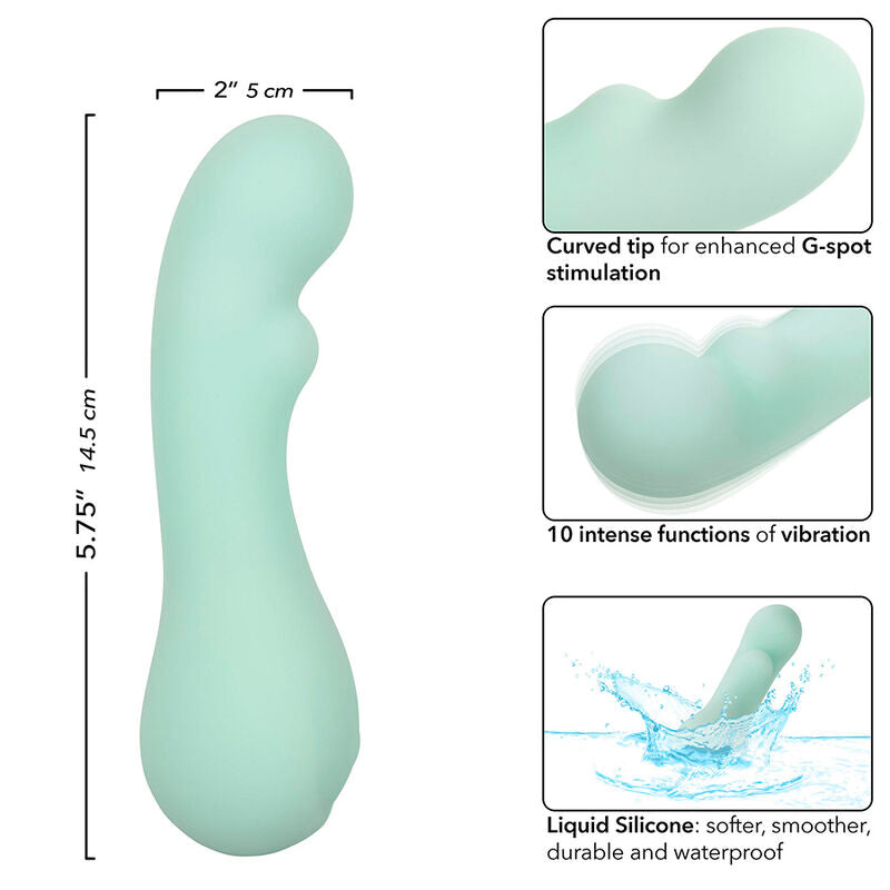 Vibromasseur Point G Pacifica Bora Bora 10 Vibrations Étanche IPX7 - CalExotics