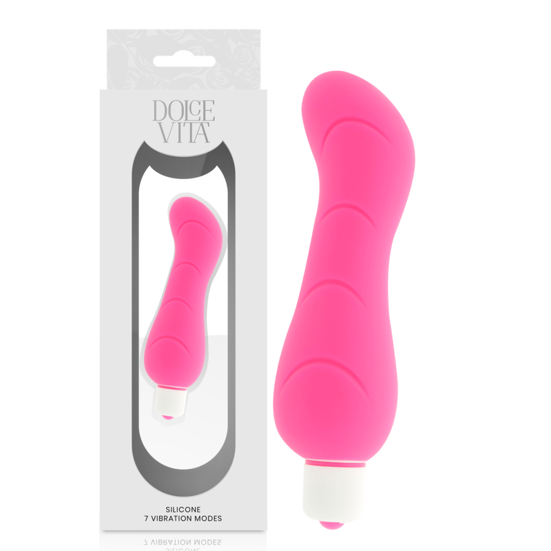 Vibromasseur Point G Silicone - 7 Modes de Vibration - Dolce Vita
