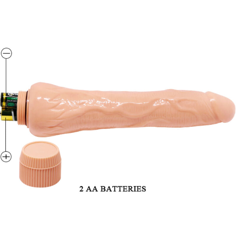 Vibromasseur Réaliste Barbara 25 cm Veiné Point G Multi-Vitesses - Baile